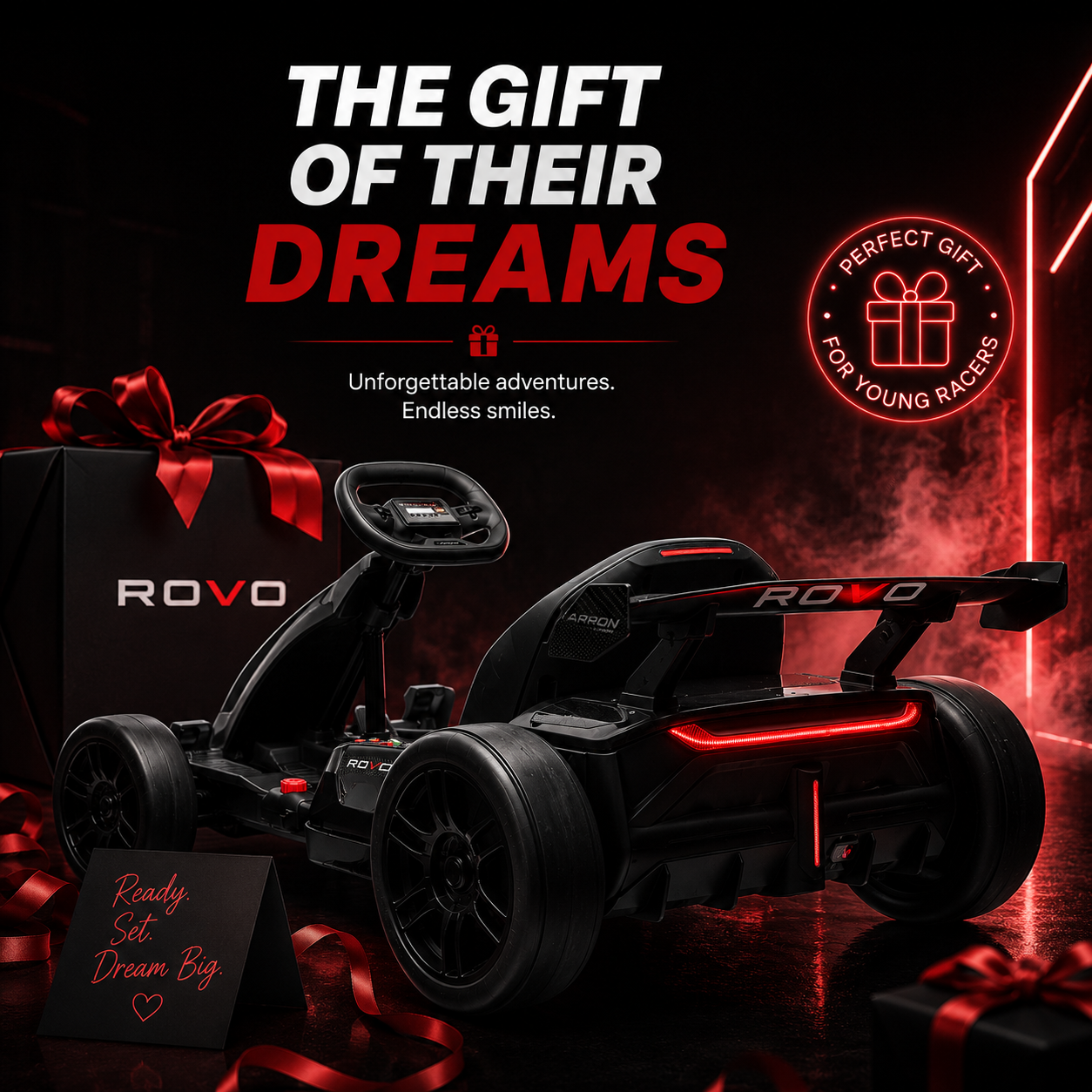ROVO Electric Drift Kart for Kids