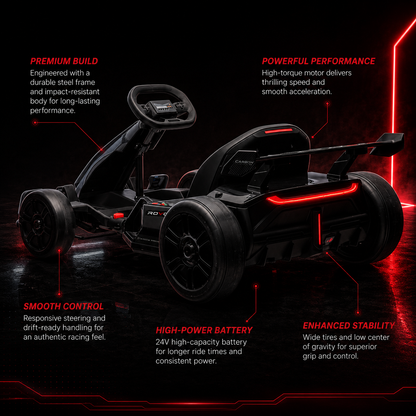 ROVO Electric Drift Kart for Kids